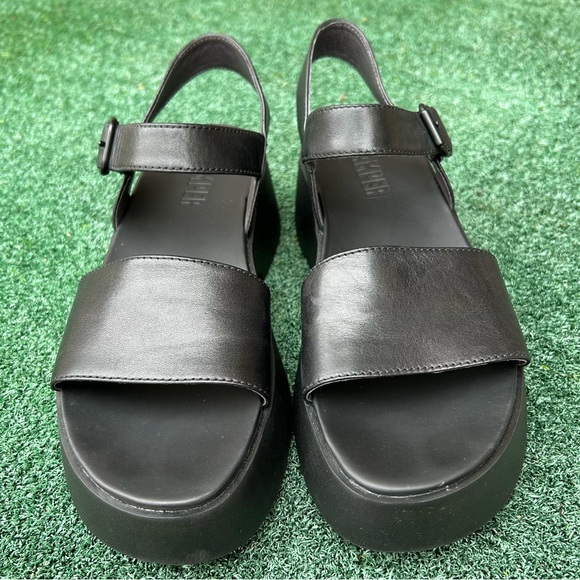 Camper Misia Platform Sandal Leather Black 41 - Picture 5 of 16